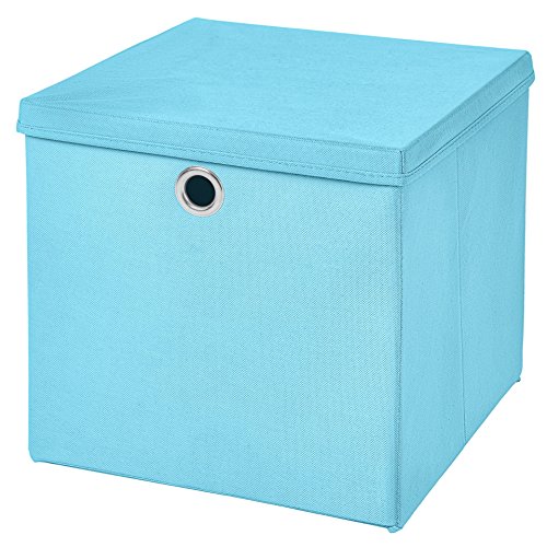 1 Stück Faltbox Hellblau 28 x 28 x 28 cm Aufbewahrungsbox faltbar mit Deckel 1 Stück Faltbox Hellblau 28 x 28 x 28 cm Aufbewahrungsbox faltbar mit Deckel von CM3