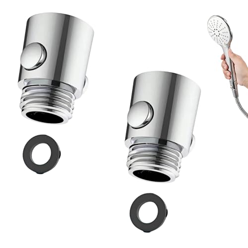 2 Stück Absperrventil, Wasserstop Dusche, Dusche Wasserstopper, Durchflussbegrenzer Dusche, Duschkopf-Absperrventil, Duschkopf Durchflussregelventil für Dusche Head Handbrause 2 Stück Absperrventil, Wasserstop Dusche, Dusche Wasserstopper, Durchflussbegrenzer Dusche, Duschkopf-Absperrventil, Duschkopf Durchflussregelventil für Dusche Head Handbrause von CMBXAQ