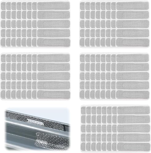 200 Stück Fliegengitter Reparatur Set, Selbstklebender Glasfaser Fliegennetz, Moskitonetz, Fliegengitter, Insektennetz-Reparaturset, Klettverschluss, selbstklebender Insektenschutz, Grau 200 Stück Fliegengitter Reparatur Set, Selbstklebender Glasfaser Fliegennetz, Moskitonetz, Fliegengitter, Insektennetz-Reparaturset, Klettverschluss, selbstklebender Insektenschutz, Grau von CMBXAQ