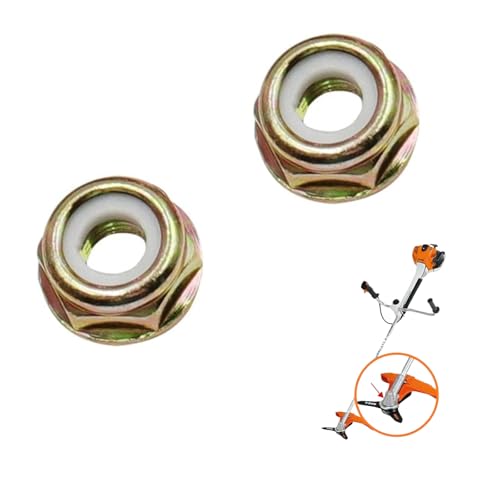 2x Messermutter M10 x 1,25 – muttern linksgewinde | für Trimmer, Motorsensen und Freischneider, Systemen und Freischneidern, die ein Linksgewinde benötigen. 2x Messermutter M10 x 1,25 – muttern linksgewinde | für Trimmer, Motorsensen und Freischneider, Systemen und Freischneidern, die ein Linksgewinde benötigen. von CMBXAQ