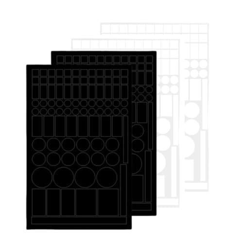 4 Blätter LED Abdunklungsfolie, Aufkleber selbstklebend - LED Abdeckung zur Verdunkelung für Router, Controller Elektronikgeräte, Abdunklungsfolie für störende Anzeigen, Einfach anzubringende Li 4 Blätter LED Abdunklungsfolie, Aufkleber selbstklebend - LED Abdeckung zur Verdunkelung für Router, Controller Elektronikgeräte, Abdunklungsfolie für störende Anzeigen, Einfach anzubringende Li von CMBXAQ