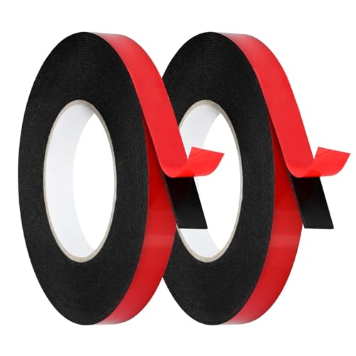 CMBXAQ 2 Stück Doppelseitiges Klebeband, 10m x 10mm & 10m x 15mm,Extra Stark Wasserdichtes Multifunktionales Montageklebeband klebestreifen, Wand und LED Streifen, Auto, Wohn und Außende CMBXAQ 2 Stück Doppelseitiges Klebeband, 10m x 10mm & 10m x 15mm,Extra Stark Wasserdichtes Multifunktionales Montageklebeband klebestreifen, Wand und LED Streifen, Auto, Wohn und Außende von CMBXAQ