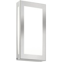 CMD - led Wandleuchte aus Edelstahl IP44 280 x 140 mm mit - grey von CMD