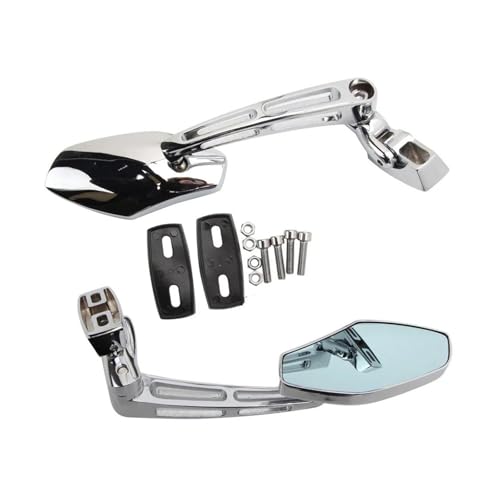 CMGGMKEZDP Für Suzuki Gsxr 600 1997-2012 Gsxr 750 1996-2012 Gsxr 1000 2001-2012 Einstellbare Motorrad Rückansicht Seiten Spiegel Motorrad Rückspiegel(CB11002C) von CMGGMKEZDP