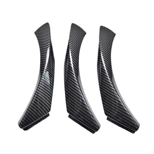 CMJAHU Passend for BMW 3er E90 E91 316 318 320 325 328i 2004–2012 LHD RHD Carbon Fiber Innentür Armlehne Pull Griff(LHD Cover 3pcs Set) von CMJAHU