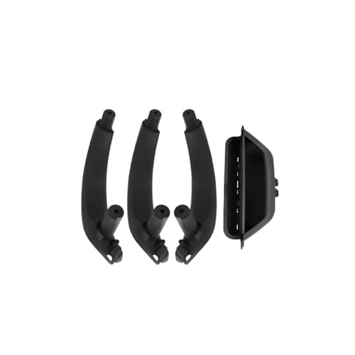 CMJAHU Passend for BMW X3 X4 F25 F26 Armlehne Auto Innentürgriff Innenverkleidung Pull Trim Cover Sets Armlehne Ersatz(RHD Black) von CMJAHU