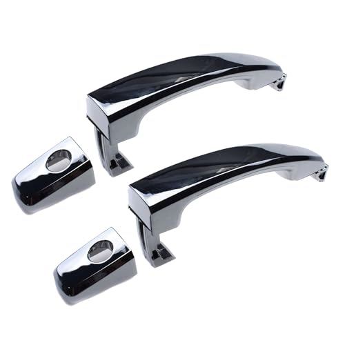 CMJAHU Passend for Chevrolet Captiva Sport Saturn Vue 2.4L 3.5L 3.6L 2008 2009 2010 2011 Außentürgriff Chrom vorne hinten links oder rechts(Front X2 2 holes) von CMJAHU
