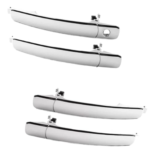 CMJAHU Passend for Nissan for Infiniti FX35 FX45 2003–2008 | Murano 2003–2007 | Rogue 2008–2013 80640-CA012 4-teiliger Außentürgriff, Chrom, vorne und hinten CMJAHU Passend for Nissan for Infiniti FX35 FX45 2003–2008 | Murano 2003–2007 | Rogue 2008–2013 80640-CA012 4-teiliger Außentürgriff, Chrom, vorne und hinten von CMJAHU