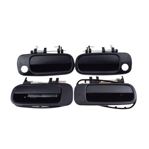 CMJAHU Passend for Toyota Camry 1992 1993 1994 1995 1996 2.2L 3.0L 1/2/4-teiliger schwarzer Außentürgriff vorne hinten links Fahrer oder rechter Beifahrer(FR RR 2 Right Pair) von CMJAHU