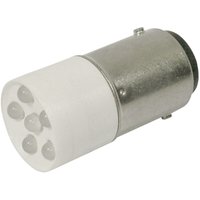 CML 1864035W3 LED-Signalleuchte Kaltweiß BA15d 24 V/DC, 24 V/AC 2400 mcd von CML