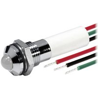 CML - 19TR0A24/6 LED-Signalleuchte Rot, Grün, Gelb 24 v/dc 10 mcd, 20 mcd, 30 mcd von CML
