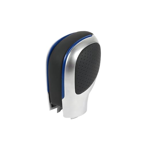 CMLGWL Schaltknauf Für Golf 6 7 R Für GTI Für Passat B7 B8 CC R20 Für Jetta MK6 Für GLI Wildleder Leder Schaltknauf Getriebe Seite Abdeckung Schalthebel(04- Blue with Holes) von PPLKHS