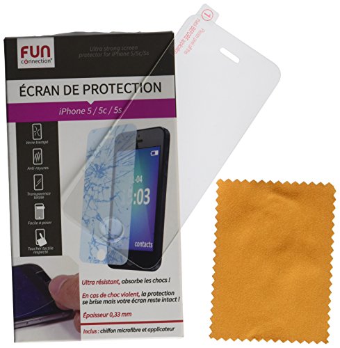 CMP Paris Fun Connection – Protector de Pantalla de Cristal Templado para iPhone 5/5 C/5S/Se von CMP Paris
