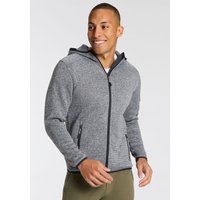 CMP Strickfleecejacke "MAN JACKET FIX HOOD", (1 St.), mit Kapuze von CMP