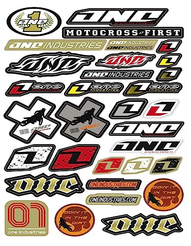 KIT Fox Stickers Sponsor Motorcycle KOMPATIBEL FÜR Honda Yamaha KTM Cross Enduro Helmet (50) von CMR Design Co