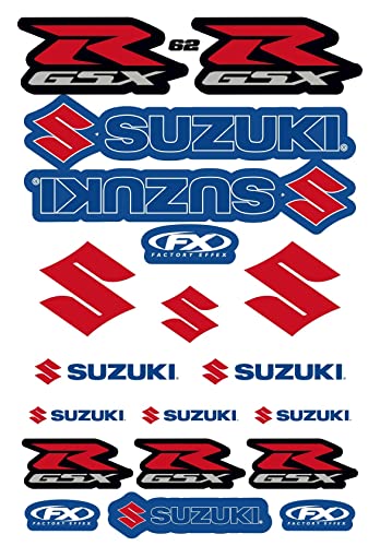 KOMPATIBLES AUFKLEBER-KIT FÜR SUZUKI GSX R SPONSOR MOTO CROSS ENDURO HELM (62) von CMR Design Co