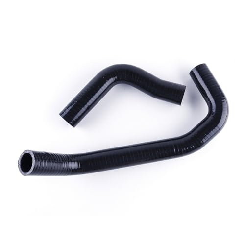 CMS 3-lagiges Silikon-Kühlerschlauch-Set für Mirage Colt Virage 1.8L 4G93 MT... (Schwarz) von CMS COOLING MASTER