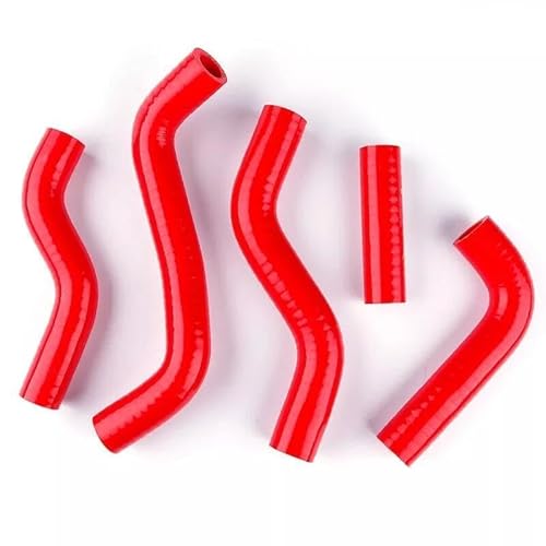 CMS 3-lagiges Silikon-Kühlerschlauch-Set für Su zu ki RMZ250 RMZ 250 2007 2008 (rot) von CMS COOLING MASTER