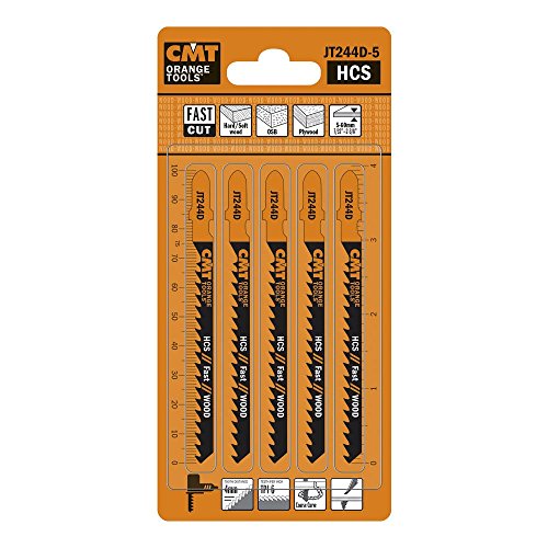 5 Klingen x Stichsägeblätter Holz HCS 100 x 4 ? 5.2 x 6tpi (gebogen/Roh) jt244d-5 von CMT