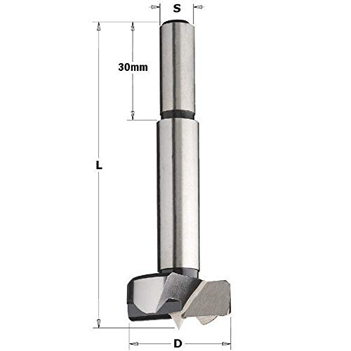 ATT, PUNTA CILINDRICO F/CERNIERA SP, S = 10 X 30 X 8 X 90 DX von CMT ORANGE TOOLS