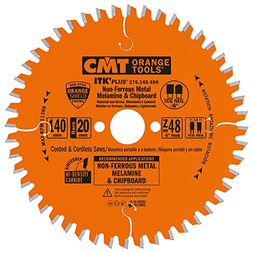 CMT ORANGE TOOLS 276.140.48H - KREISSÄGEBLÄTTER FÜR ALUMINIUMHW 140X1.8/1.2X20 Z48 TCG NEG CMT ORANGE TOOLS 276.140.48H - KREISSÄGEBLÄTTER FÜR ALUMINIUMHW 140X1.8/1.2X20 Z48 TCG NEG von CMT ORANGE TOOLS