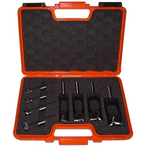 CMT ORANGE TOOLS 500.003.08 - SP 8-TEILIGES BOHRERSET FÜR BESCHLÄGE UND ZAPFEN D=15-20-25-30 RE von CMT ORANGE TOOLS