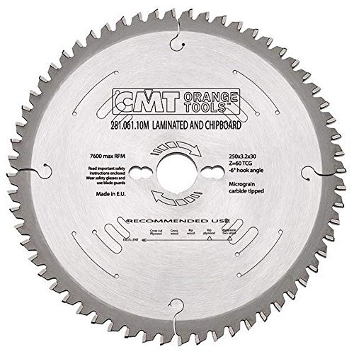CMT Orange Tools 281.063.09M - Kreissäge D 220 x 3,2 x 30 Z 63-3 Grad Neg. tpp von CMT ORANGE TOOLS
