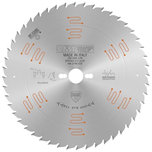 CMT Orange Tools 285.648.12M - Kreissäge HW 300 x 3.2/2.2 x 30 Z48 15atb verchromt CMT Orange Tools 285.648.12M - Kreissäge HW 300 x 3.2/2.2 x 30 Z48 15atb verchromt von CMT ORANGE TOOLS