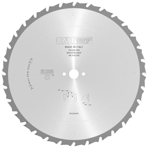 CMT Orange Tools 286.032.18M - Bau-Kreissägeblatt mit Begrenzer HW 450x3.8/2.8x30 Z32 5°ATB CMT Orange Tools 286.032.18M - Bau-Kreissägeblatt mit Begrenzer HW 450x3.8/2.8x30 Z32 5°ATB von CMT ORANGE TOOLS