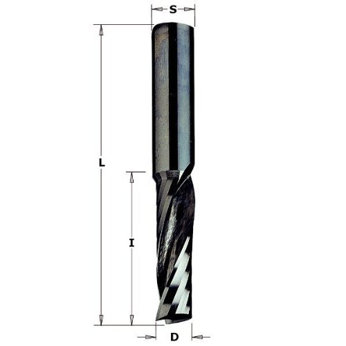 CMT 198.101.11 - Fresa helicoidal z1 pos. d=10x42x80 hwm dx von CMT Orange Tools