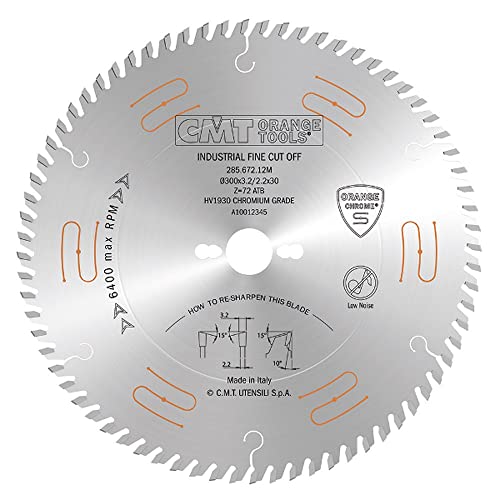 CMT Orange Tools 285.660.10 M – Kreissägeblatt HW 250 x 3,2/2,2 x 30 Z60 10 ATB chrom CMT Orange Tools 285.660.10 M – Kreissägeblatt HW 250 x 3,2/2,2 x 30 Z60 10 ATB chrom von CMT ORANGE TOOLS