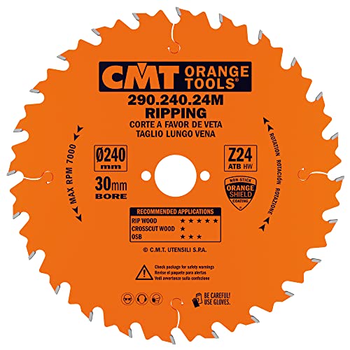 CMT Orange Tools 290.240.24 M – Kreissägeblatt 240 x 2,8 x 30 Z 24 ATB 20 Grad von CMT