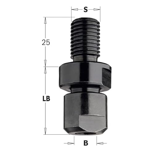 CMT Orange Toos 796.161.00 - Spannzangenfutter S=M16X2 D=10-12-12.7 von CMT Orange Tools