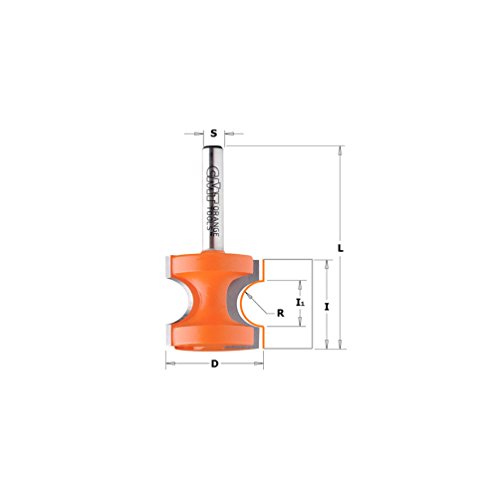 CMT Orange Tools 954.509.11 – Erdbeere halbrund HM S 12 D 44,5 R 12.7 von CMT