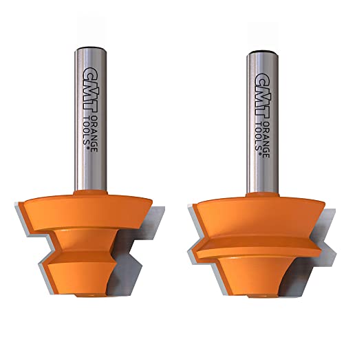 CMT ORANGE TOOLS 955.005.11 - HARTMETALL GEHRUNGS-VERLEIMFRÄSERSET (NUT + FEDER) S=8 D=37,3 22,5° von CMT