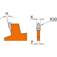 240.150.030M HW 150x3.0/2.2x30+4 Z36 ATB KREISFUGENBLATT von CMT