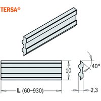 795.520.10 SET MIT 2 MESSER - TERSA SYSTEM - 520x10x2,3mm HPS von CMT