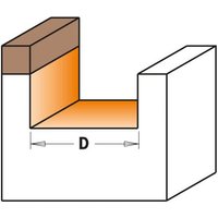 952.501.11b Nutfräser Mit Messer Hw Z2 S=12 D=19.05x9.52x63.5 Dx C/cusc von CMT