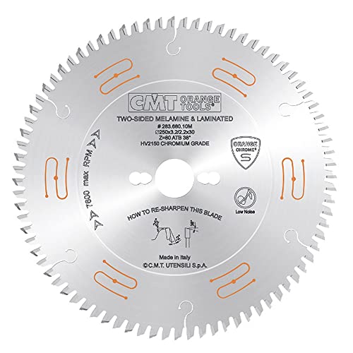 Cmt - 283.680.10m - Kreissäge Chrom hw 250x3,2/2,2x30 z80 38 Grad atb Cmt - 283.680.10m - Kreissäge Chrom hw 250x3,2/2,2x30 z80 38 Grad atb von CMT