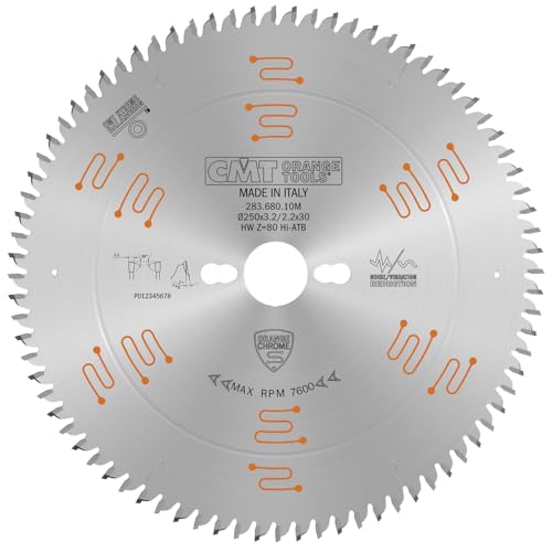 CMT – 283.696.12 M – Chrom Kreissägeblatt HW 300 x 3,2/2,2 x 30 Z96 38 Grad ATB von CMT