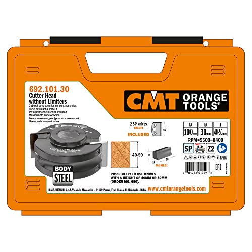CMT ORANGE TOOLS 692.101.30 - STAHL-MESSERKOPF OHNE ABWEISER D=100X40 F=30 CMT ORANGE TOOLS 692.101.30 - STAHL-MESSERKOPF OHNE ABWEISER D=100X40 F=30 von CMT