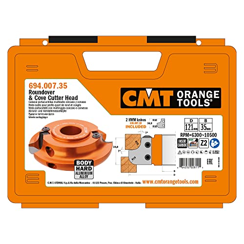 CMT 694.007.35 - Cabezal de radio concavo y convexo r10 d=132x40x35 von CMT