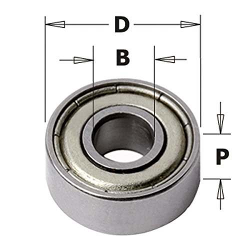 CMT 791.037.00 - Bearing d=8 d=28mm sp=9 von CMT