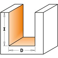 711.170.11 HW Z2 GERADE SCHNITTE S=6 D=17x20x52 RECHTS von CMT