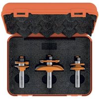 900.522.11 3-TEILIGES hartmetall-fräserset für türen S=12 (junior set) von CMT