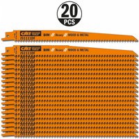 JS1111DF-20 20 BIM-Bügelsägeblätter 225 x 4,3 x 6 TPI (Edelstahl/gefräst) für Holz/Metall von CMT
