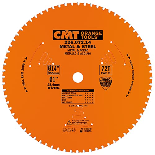 CMT ORANGE TOOLS 226.072.14 - KREISSÄGEBLATT FÜR TROCKENE SCHNITTE HM 355X2,2/1,8X25,4 Z=72 8°FWF CMT ORANGE TOOLS 226.072.14 - KREISSÄGEBLATT FÜR TROCKENE SCHNITTE HM 355X2,2/1,8X25,4 Z=72 8°FWF von CMT