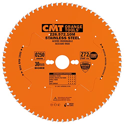 CMT ORANGE TOOLS 226.572.10M - HM-KREISSÄGEBLATT FÜR EDELSTAHL 250X2,2/1,8X30 Z72 FWF CMT ORANGE TOOLS 226.572.10M - HM-KREISSÄGEBLATT FÜR EDELSTAHL 250X2,2/1,8X30 Z72 FWF von CMT