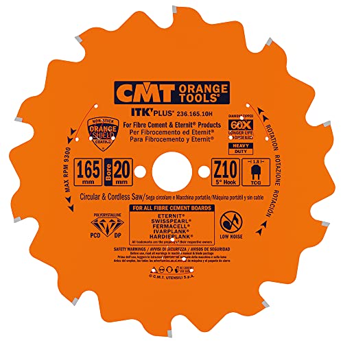 CMT ORANGE TOOLS 236.165.10H - KREISSÄGEBLAT AUS DIAMANT FÜR FASERZEMENT 165X1.8/1.4X20 Z10 CMT ORANGE TOOLS 236.165.10H - KREISSÄGEBLAT AUS DIAMANT FÜR FASERZEMENT 165X1.8/1.4X20 Z10 von CMT