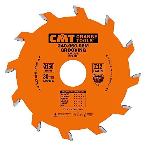 CMT ORANGE TOOLS 240.060.06M - NUTKREISSÄGEBLATT 150X6X30 Z=12 FLACHZAHN CMT ORANGE TOOLS 240.060.06M - NUTKREISSÄGEBLATT 150X6X30 Z=12 FLACHZAHN von CMT